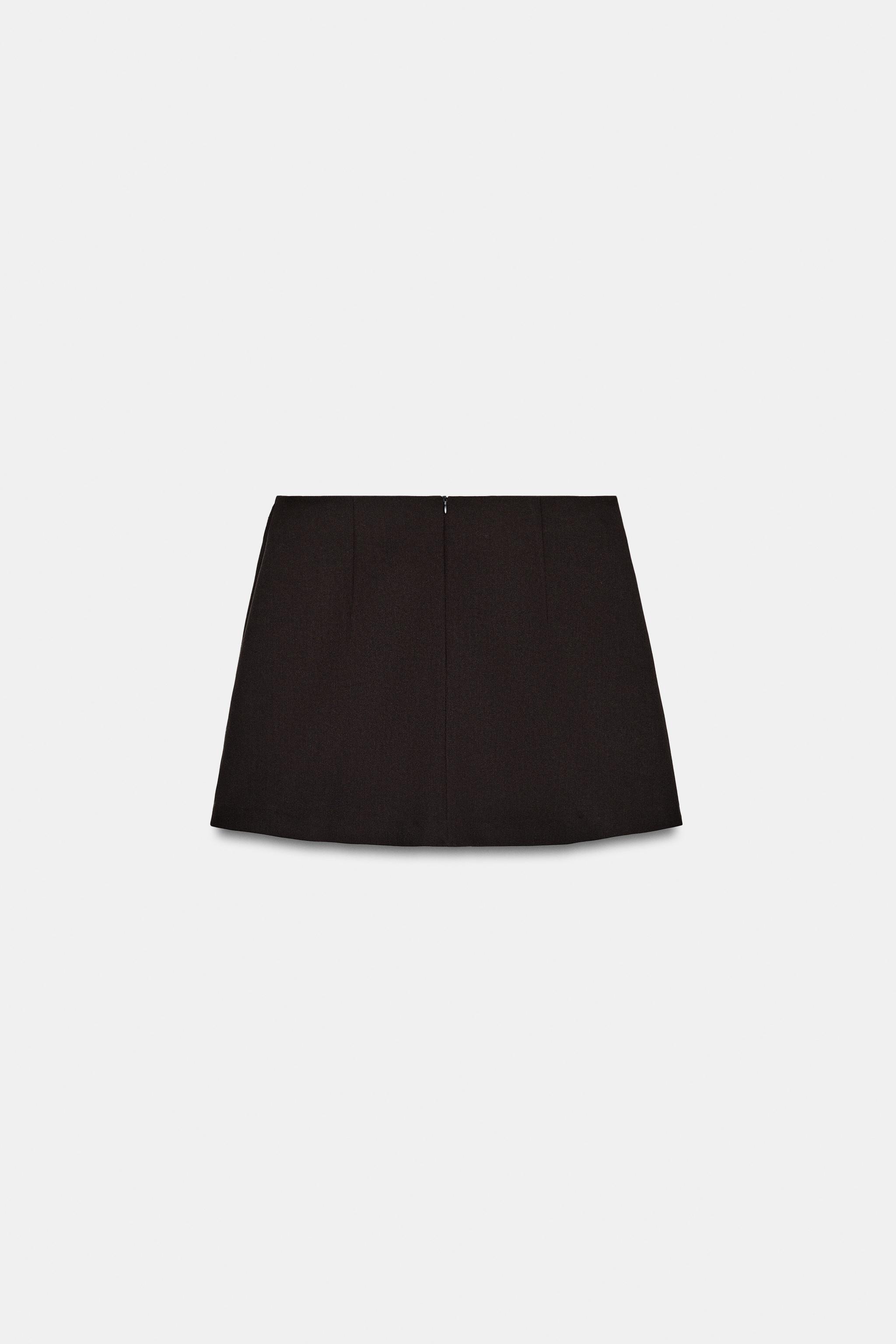 MINI SKIRT WITH BELT LOOP